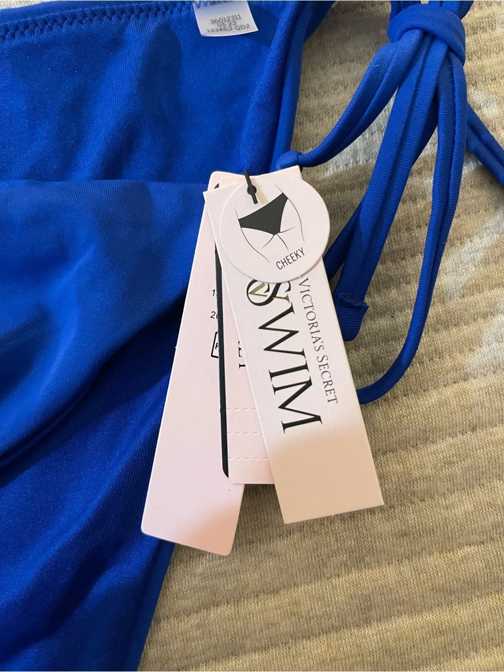 VICTORIA'S SECRET SIDE TIE STRING BIKINI BOTTOM medium SWIM SUIT CHEEKY KARIMA